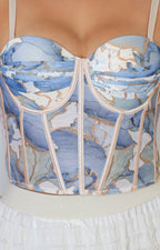 Blusa de tirantes multicolor