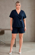 Conjunto cruzado tipo blazer con short - CONJUNTO CURVY Boutiquemirel 