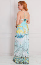 Vestido con estampado mediterráneo - VESTIDO LARGO REGULAR Boutiquemirel 
