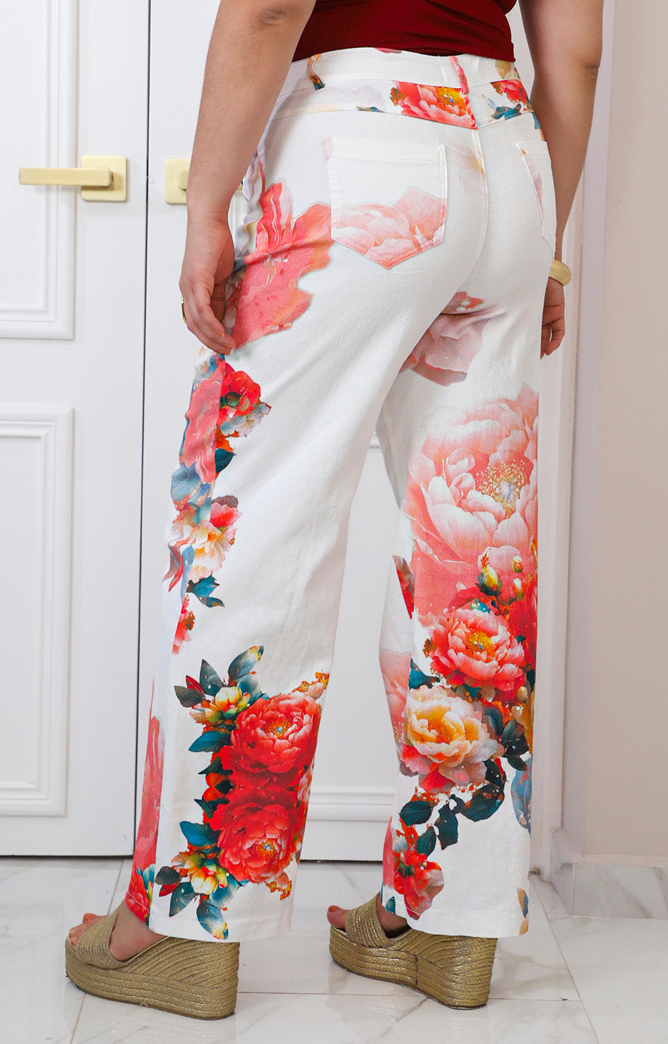 Pantalon estampado floral