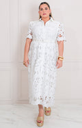 Vestido blanco de guipiur