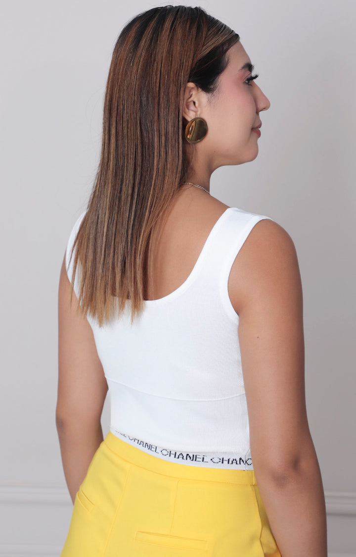 Blusa blanca estampada - BLUSA REGULAR Boutiquemirel 