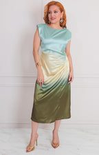 Vestido corto multicolor - VESTIDO LARGO REGULAR Boutiquemirel 