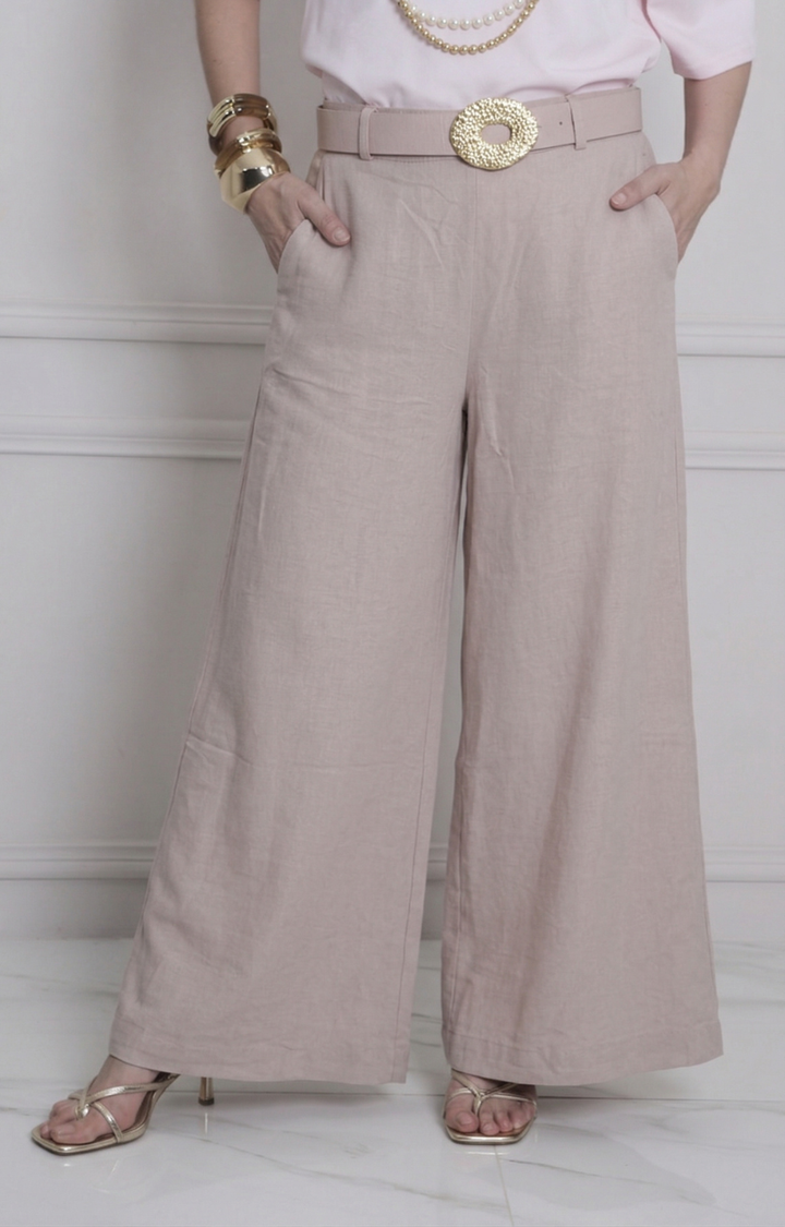 Pantalòn con cinturón - PANTALON REGULAR Boutiquemirel 