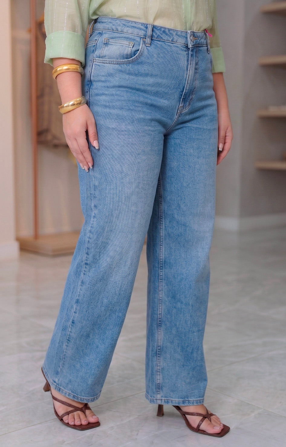 Pantalòn de mezclilla - PANTALON MEZCLILLA CURVY Boutiquemirel 
