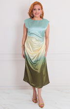 Vestido corto multicolor - VESTIDO LARGO REGULAR Boutiquemirel 