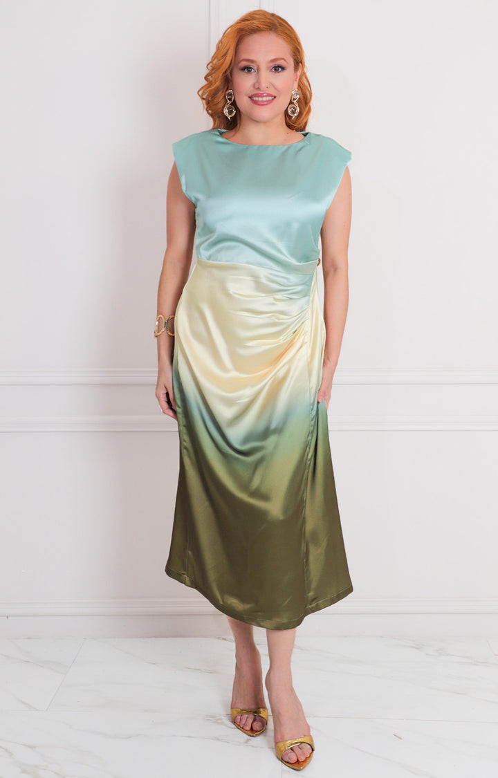 Vestido corto multicolor - VESTIDO LARGO REGULAR Boutiquemirel 