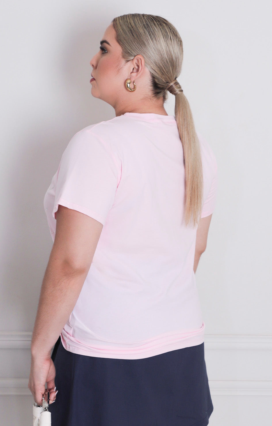Blusa estampada con perlas - BLUSAS CURVY Boutiquemirel 
