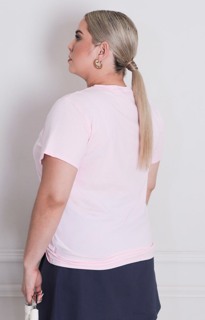 Blusa estampada con perlas - BLUSAS CURVY Boutiquemirel 