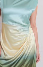 Vestido corto multicolor - VESTIDO LARGO REGULAR Boutiquemirel 