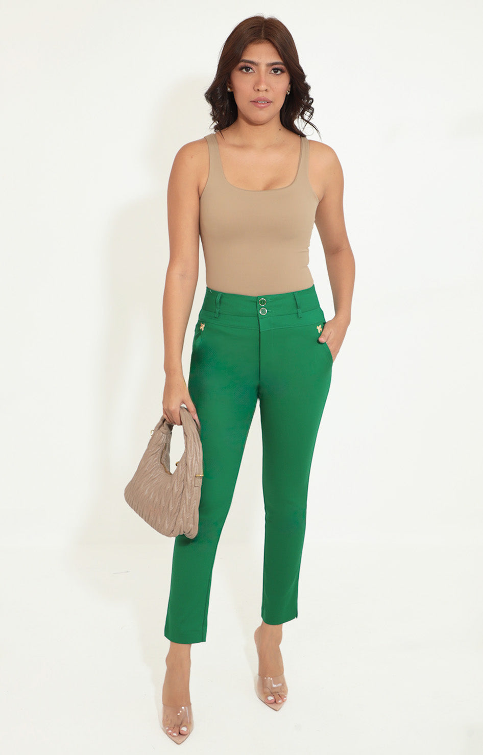 Pantalón verde - PANTALON Boutiquemirel 