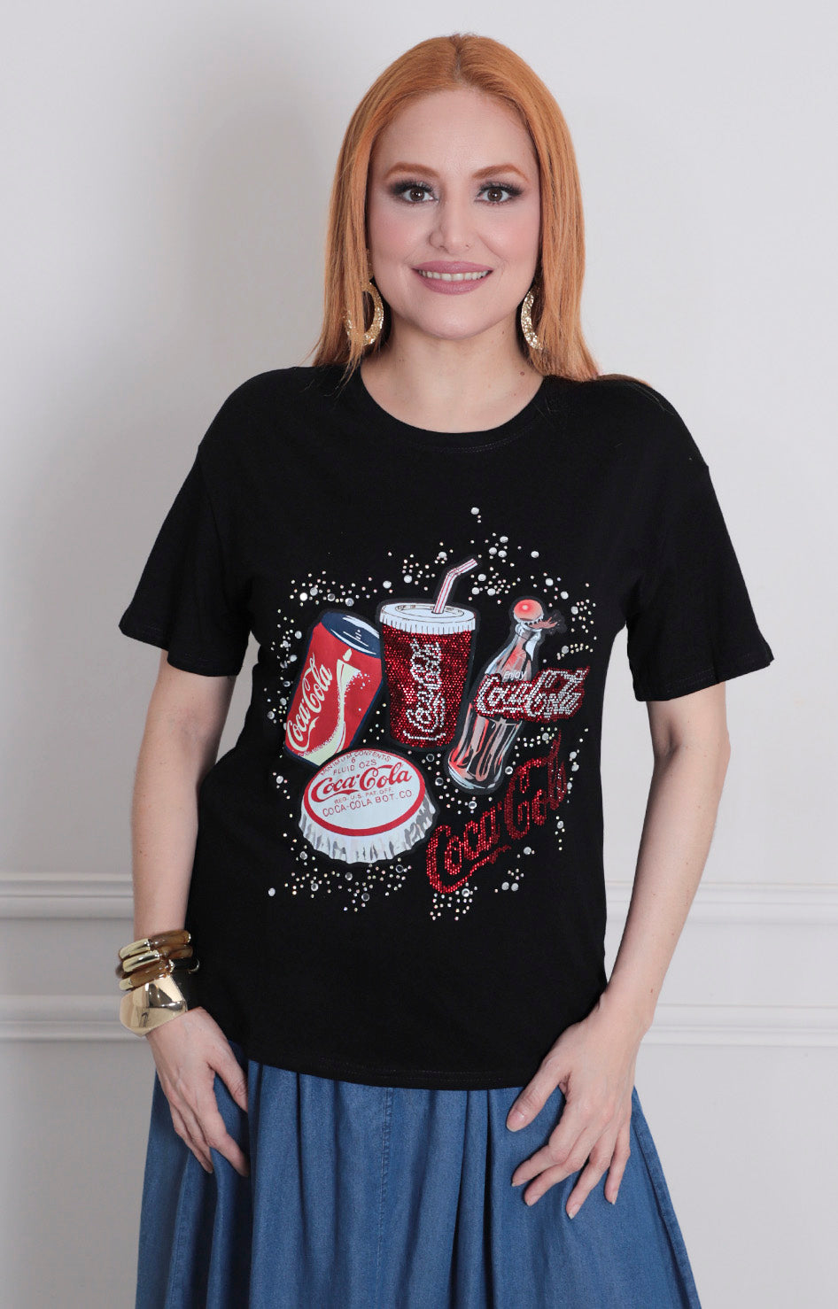Blusa estampada coca cola - BLUSAS REGULAR Boutiquemirel 