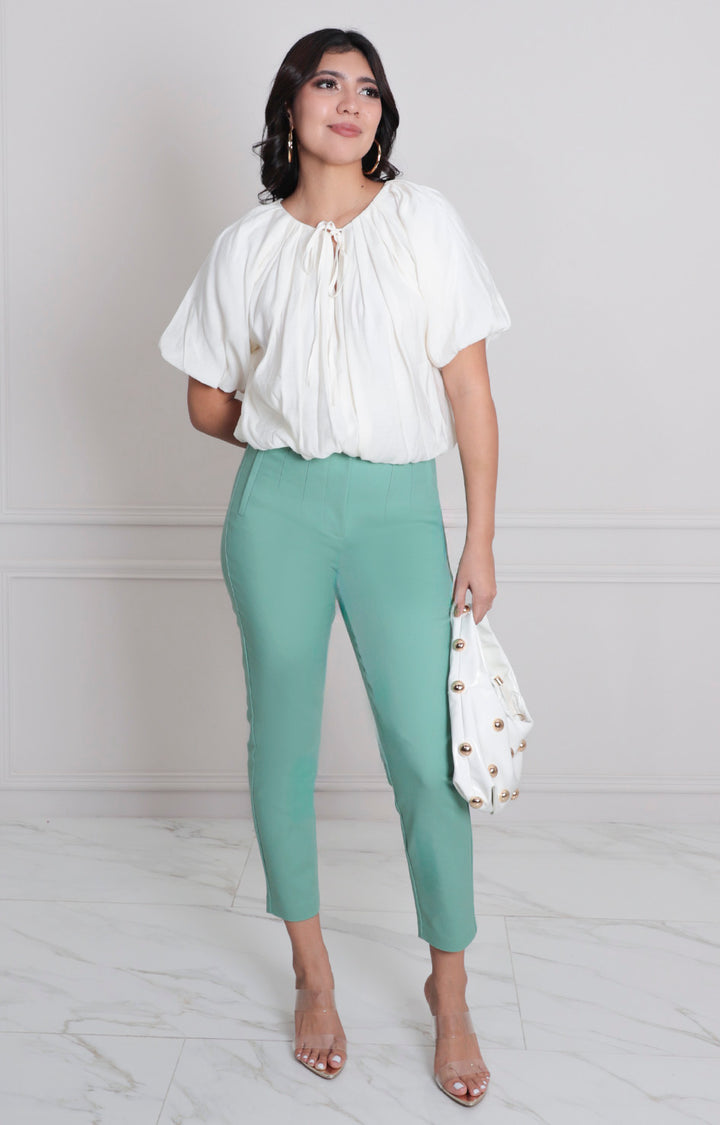 Blusa blanca amplia - BLUSAS REGULAR Boutiquemirel 