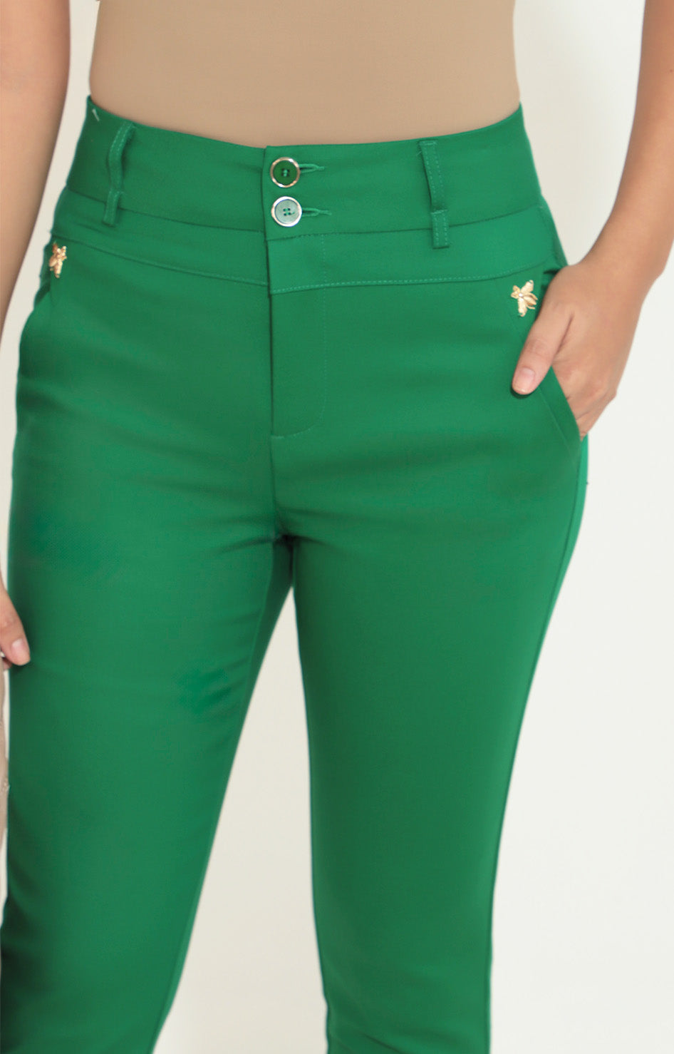 Pantalón verde - PANTALON Boutiquemirel 