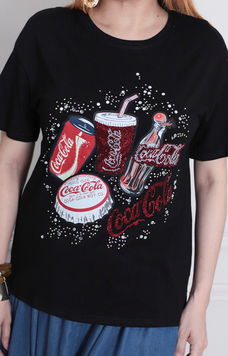 Blusa estampada coca cola - BLUSAS REGULAR Boutiquemirel 