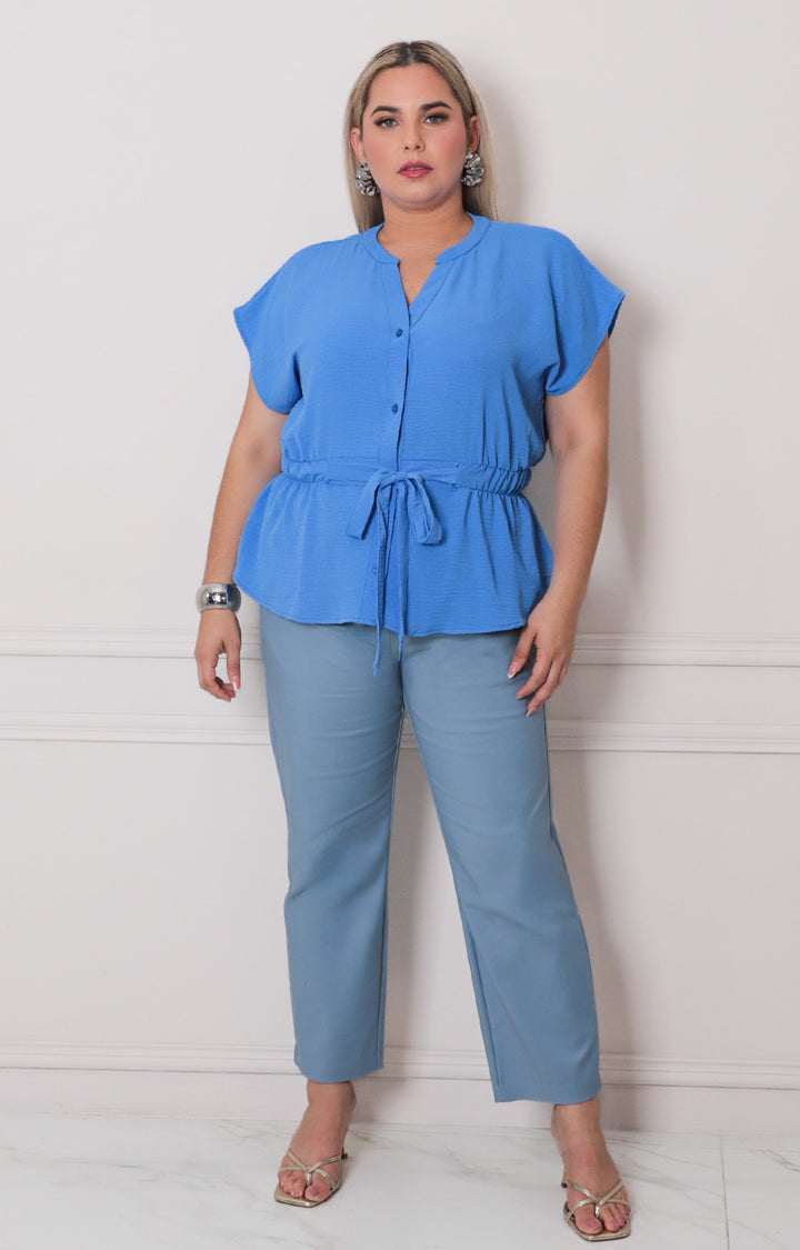Blusa con lazo - BLUSAS CURVY Boutiquemirel 