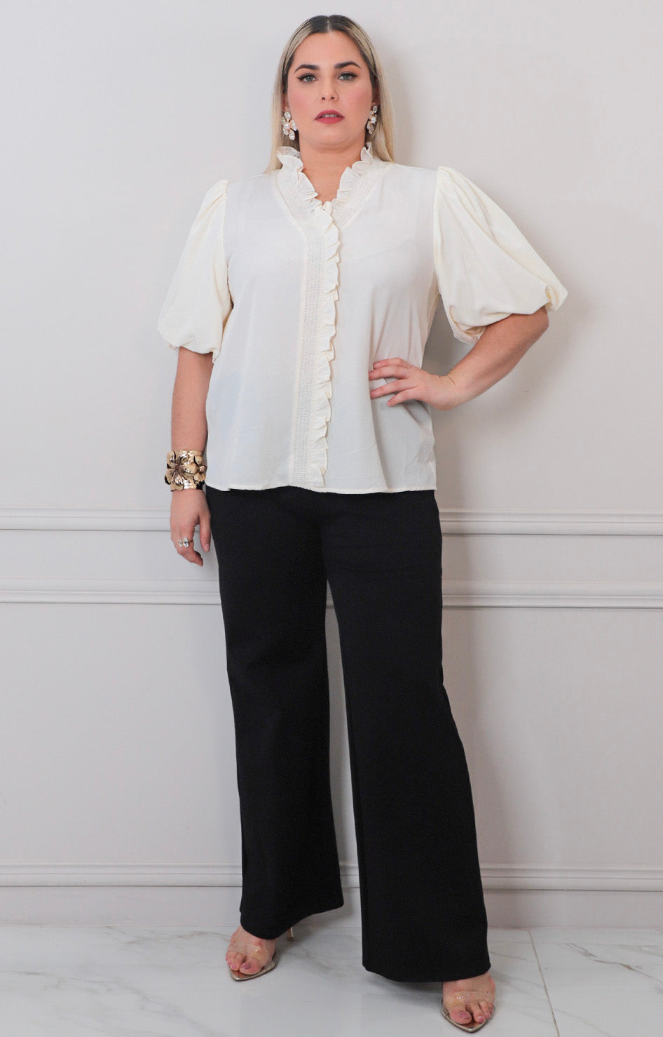 Pantalòn recto - PANTALON CURVY Boutiquemirel 