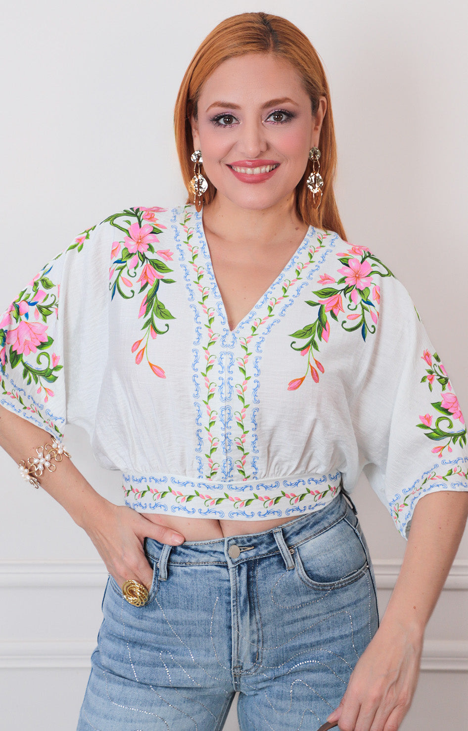 B*4-26*LULUMARI*46328T*AMARILLO ESTAMPADO - BLUSAS REGULAR Boutiquemirel 