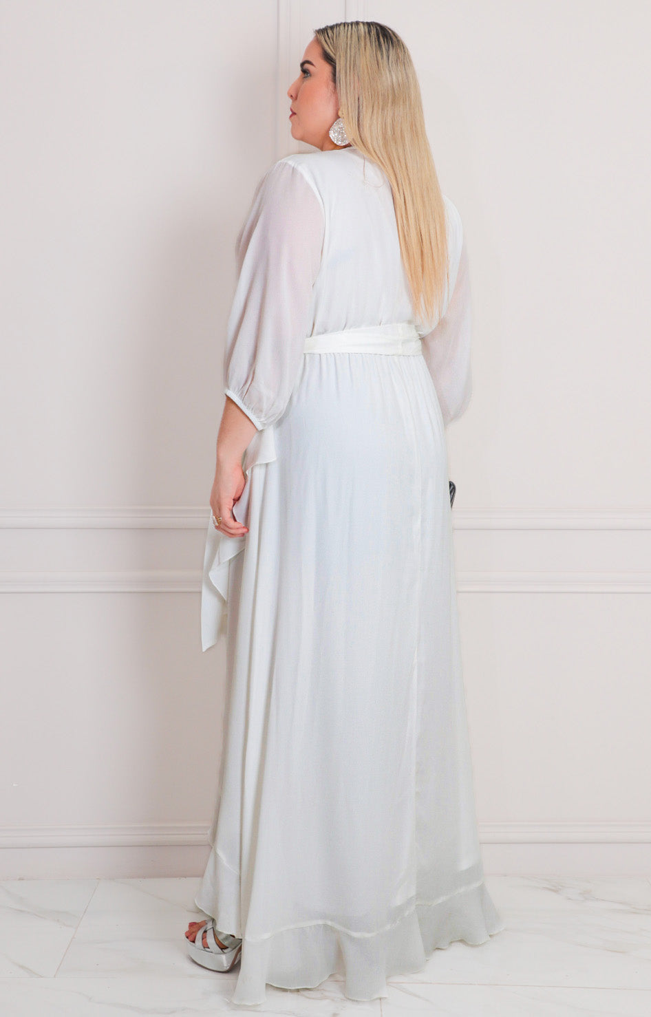 Vestidos corto con mangas - VESTIDO LARGO CURVY Boutiquemirel 