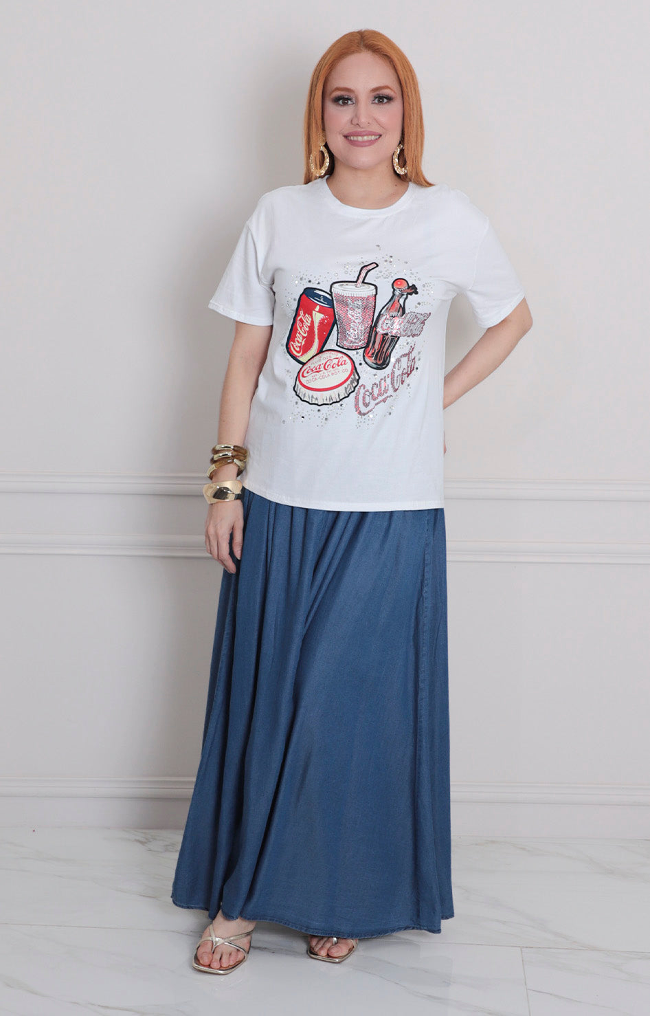 Blusa estampada coca cola - BLUSAS REGULAR Boutiquemirel 