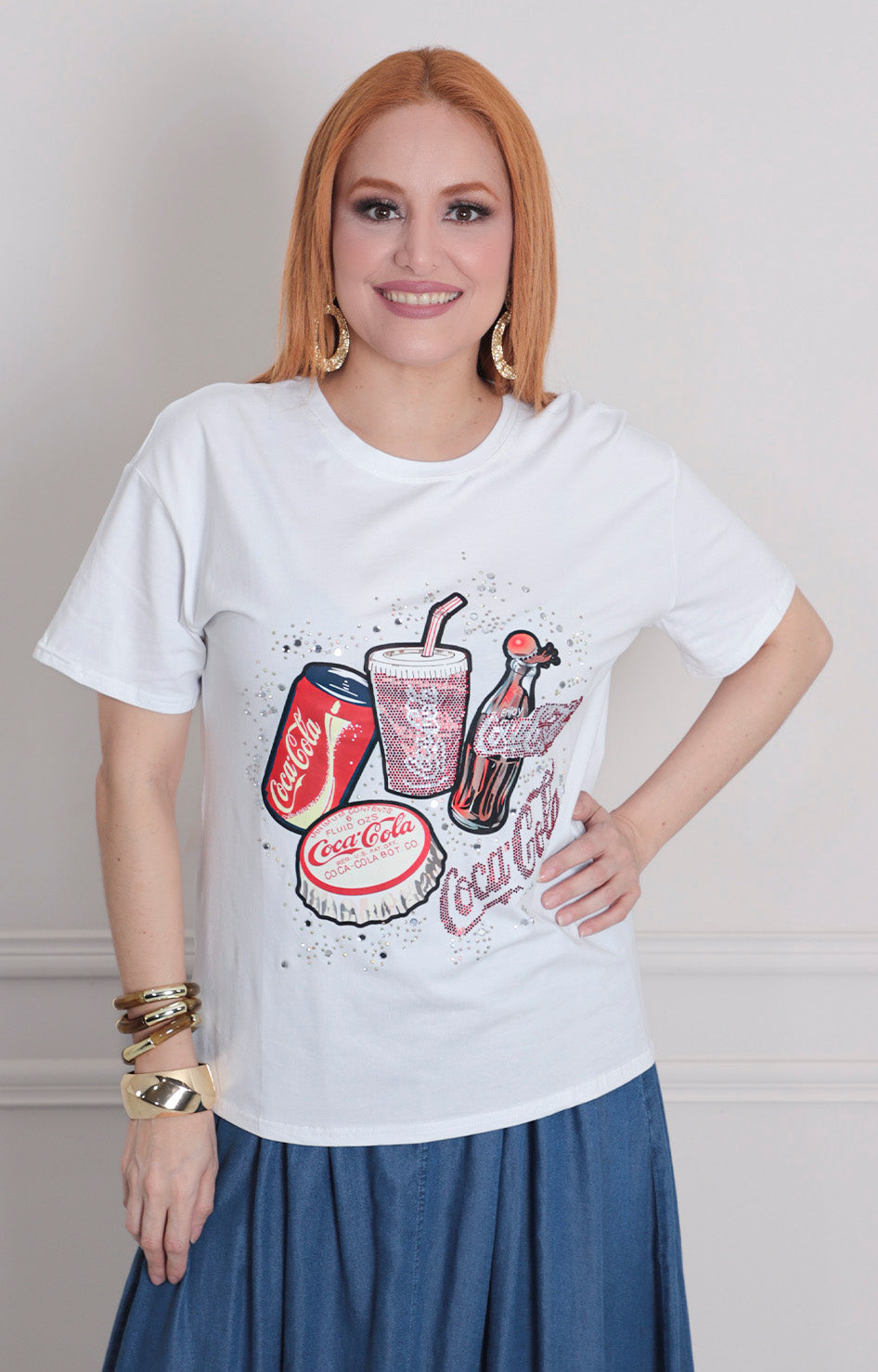 Blusa estampada coca cola - BLUSAS REGULAR Boutiquemirel 