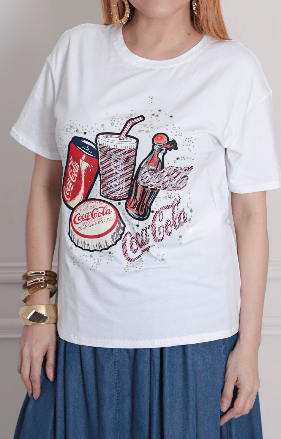 Blusa estampada coca cola - BLUSAS REGULAR Boutiquemirel 