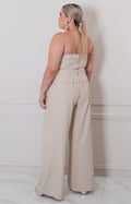 Conjunto strapless con pantalòn - CONJUNTO CURVY Boutiquemirel 