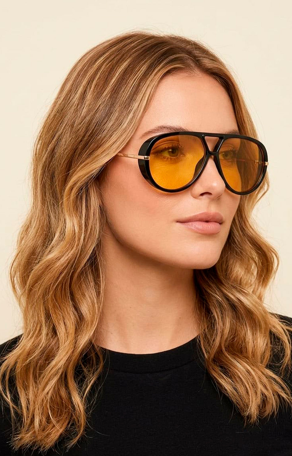 Lentes de aviador modernos