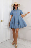 Vestido de mezclilla con botones