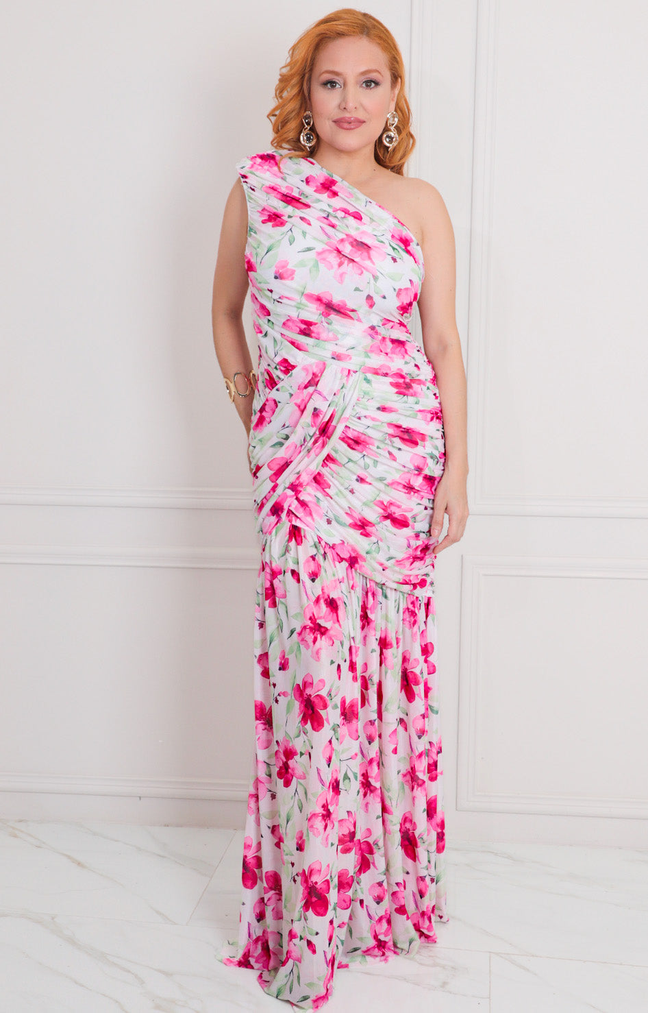 Vestido con estampado floral - VESTIDO LARGO REGULAR Boutiquemirel 