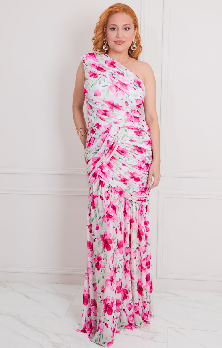 Vestido con estampado floral - VESTIDO LARGO REGULAR Boutiquemirel 