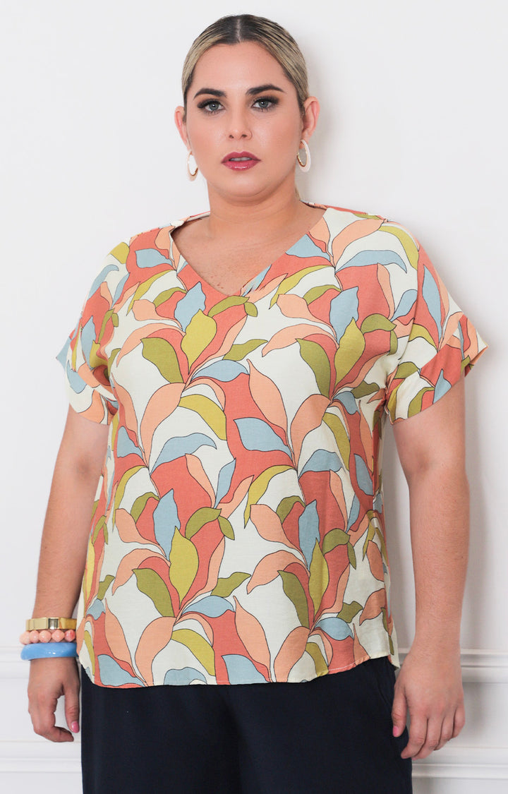Blusa multicolor - BLUSAS CURVY Boutiquemirel 