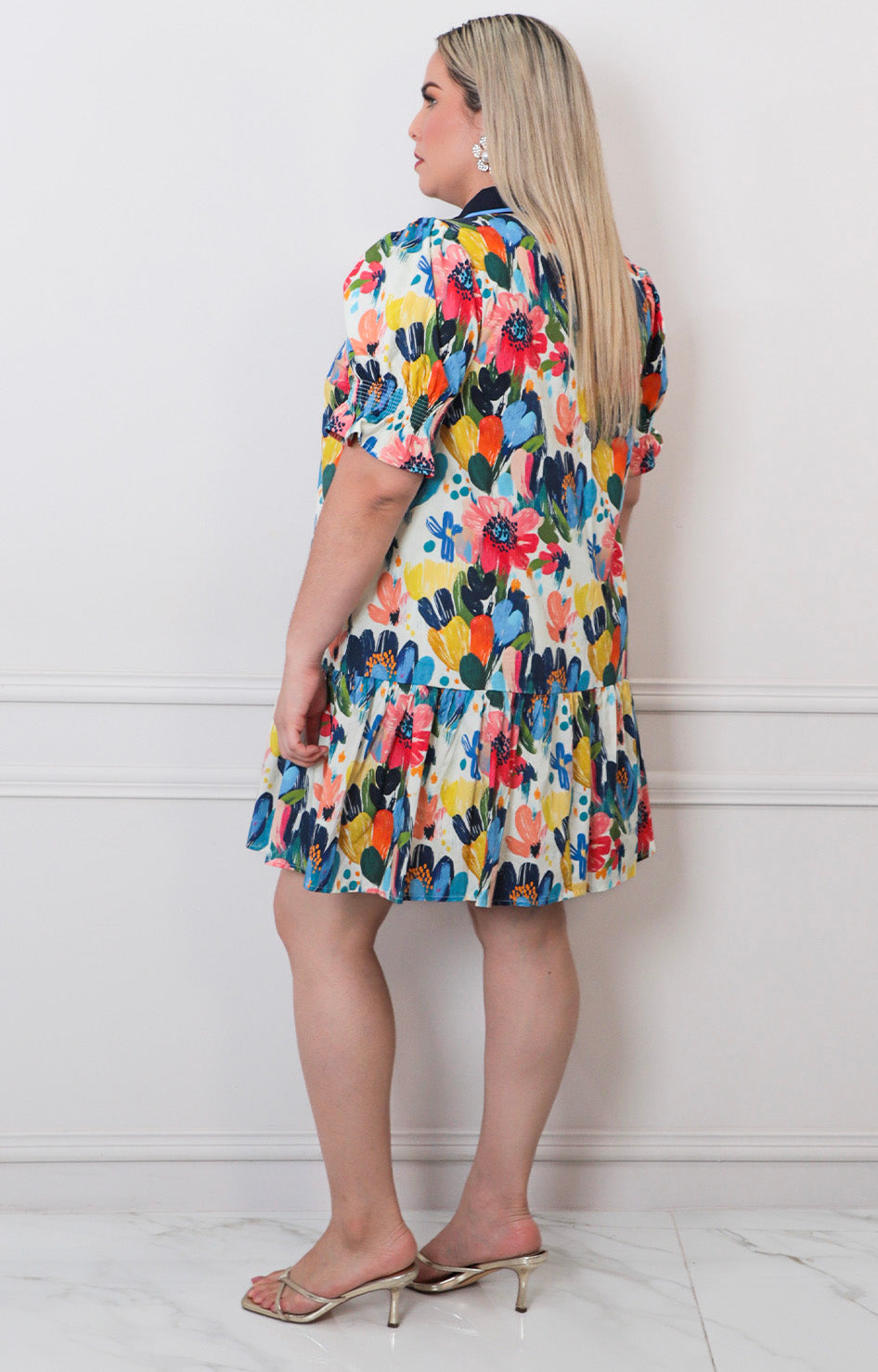 Vestido estampado - VESTIDO CORTO CURVY Boutiquemirel 