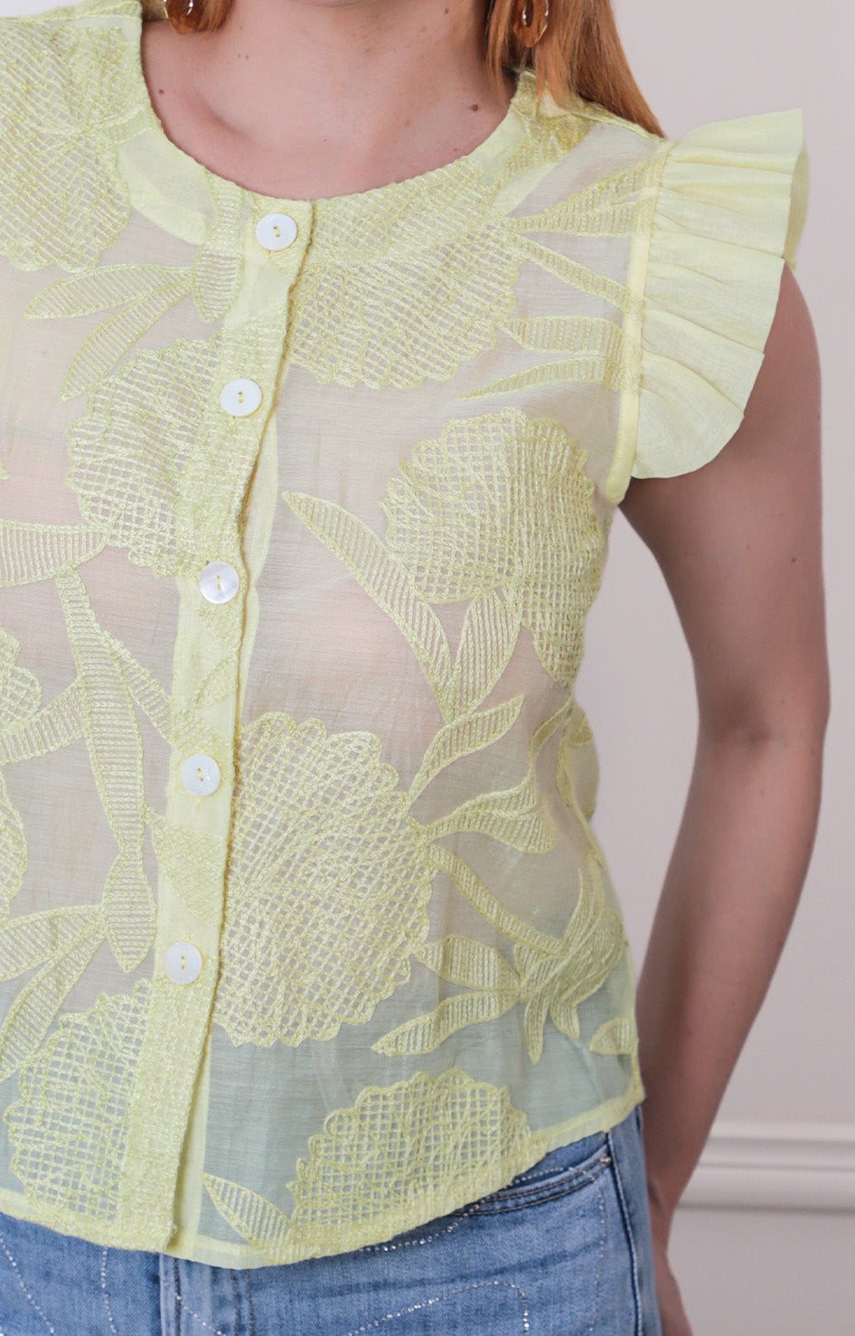 B*4-26*LULUMARI*46832TL*AMARILLO - BLUSAS REGULAR Boutiquemirel 