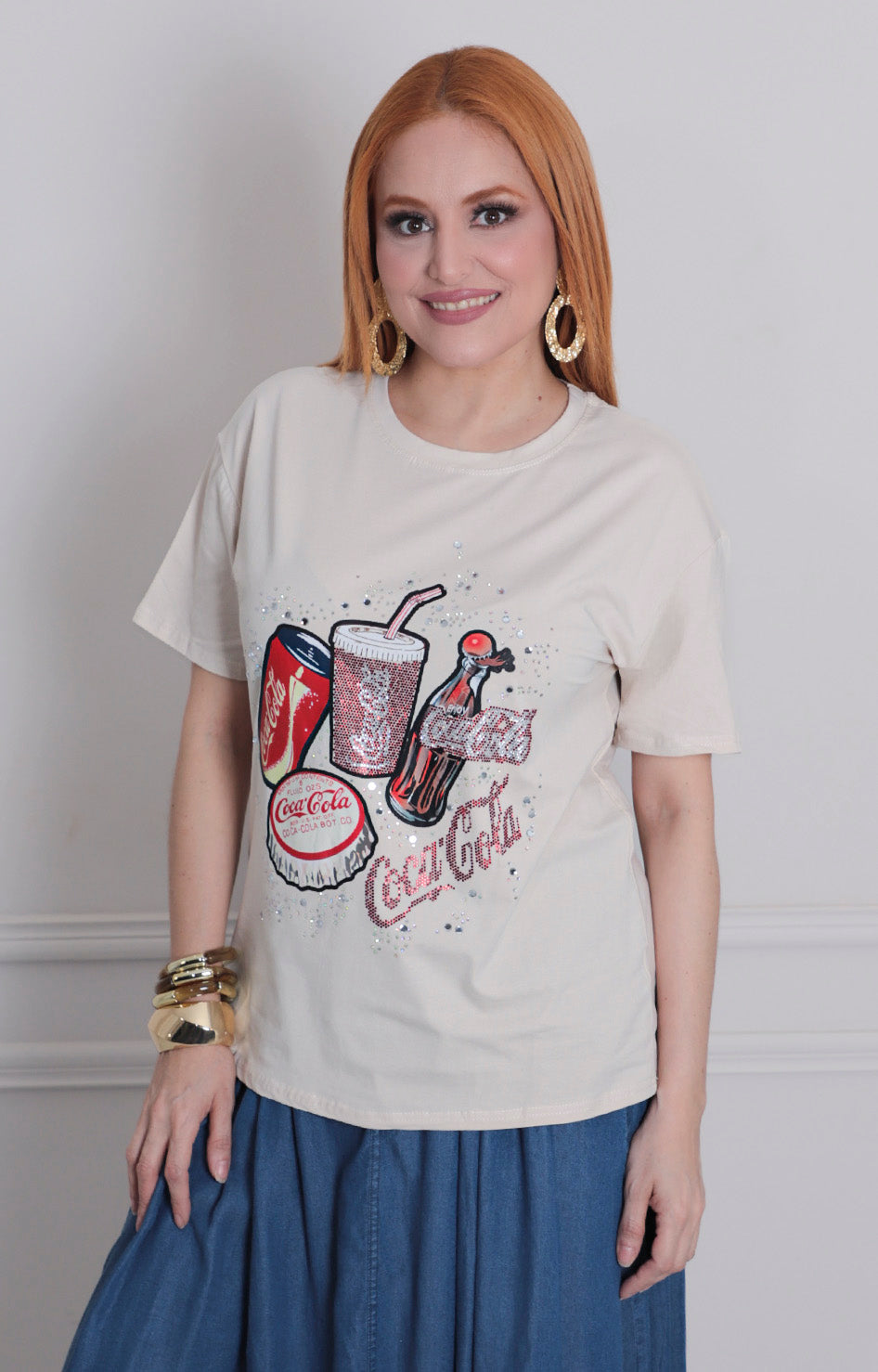 Blusa estampada coca cola - BLUSAS REGULAR Boutiquemirel 