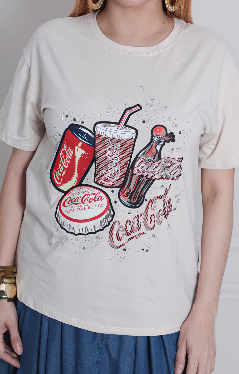 Blusa estampada coca cola - BLUSAS REGULAR Boutiquemirel 