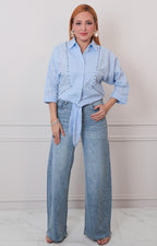 B*4-26*LC LIZETTE*LC-A7229*AZUL - BLUSAS REGULAR Boutiquemirel 