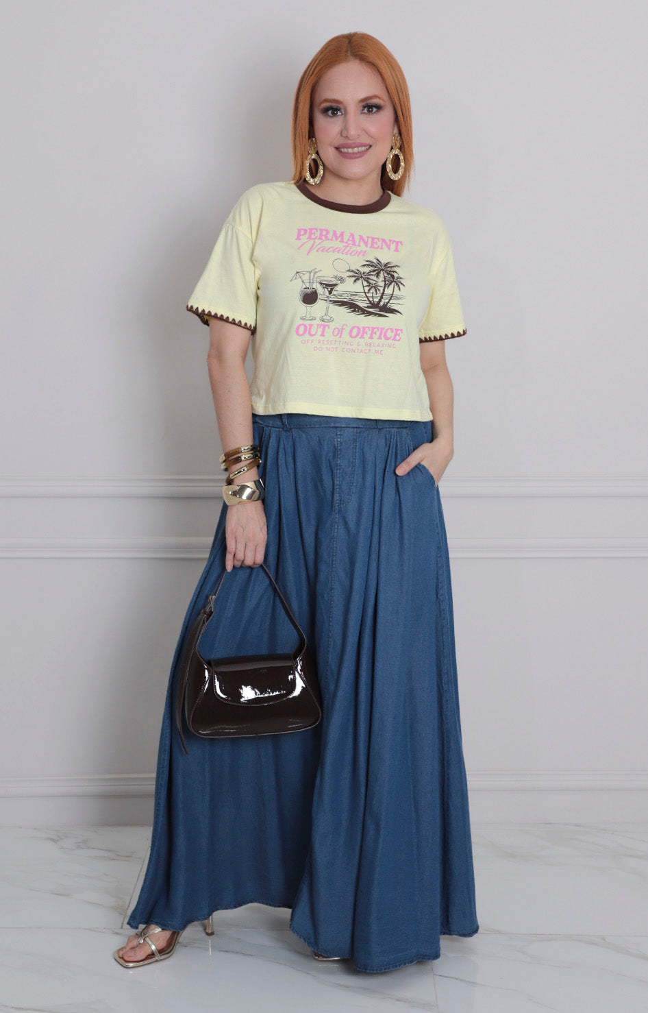 Falda de mezclilla - FALDA MEZCLILLA REGULAR Boutiquemirel 