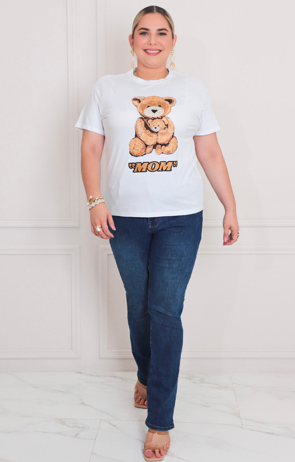 Blusa con osos y aplicaciones - BLUSAS CURVY Boutiquemirel 