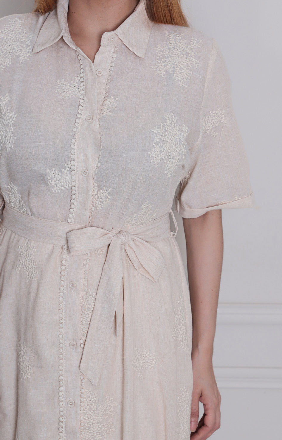 Vestido estampado con lazo - VESTIDO LARGO REGULAR Boutiquemirel 