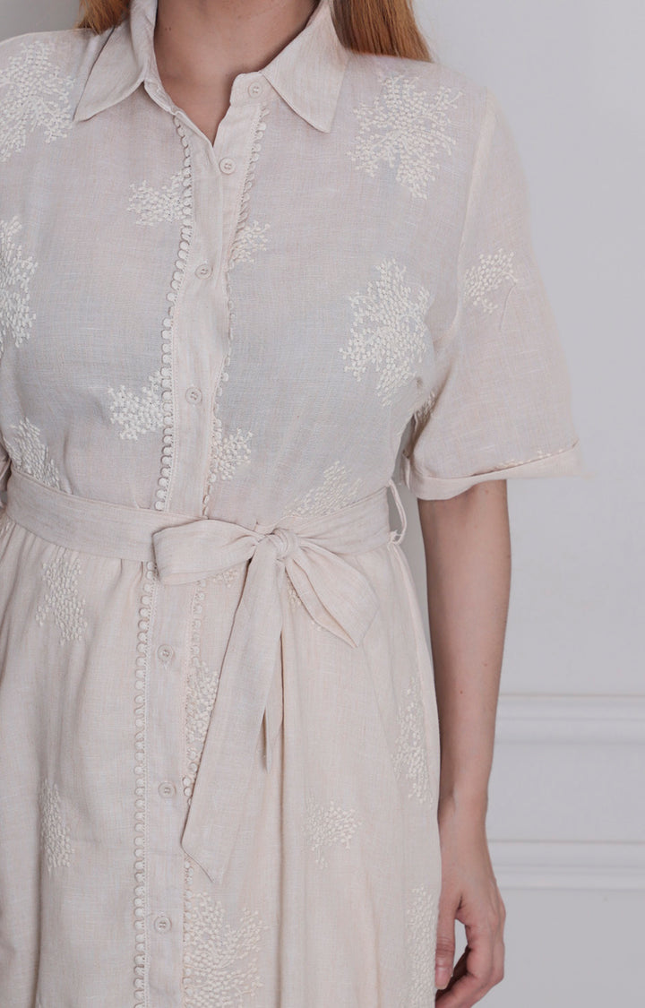 Vestido estampado con lazo - VESTIDO LARGO REGULAR Boutiquemirel 