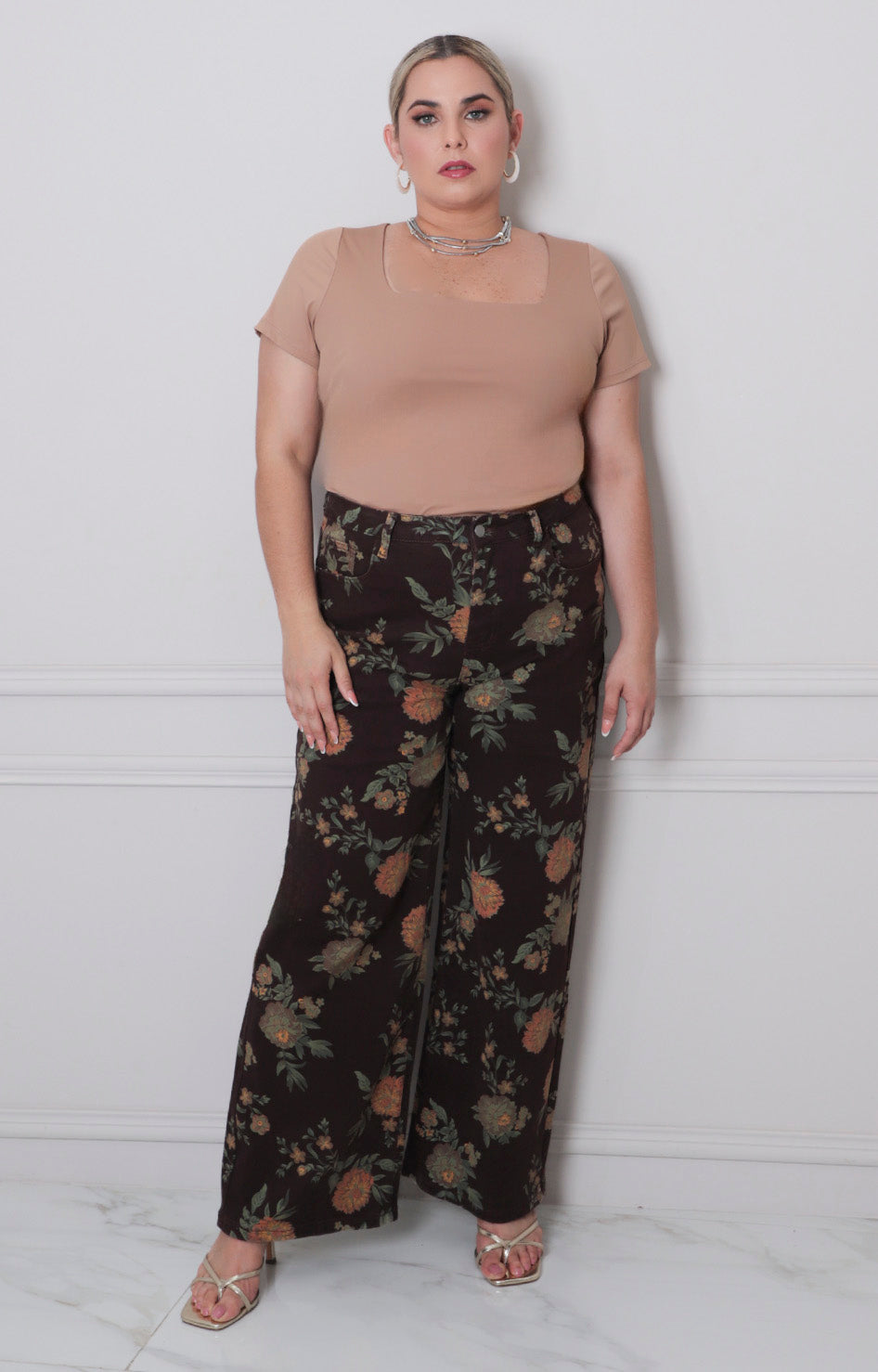 Blusa lisa con mangas - BLUSAS CURVY Boutiquemirel 