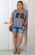 Short de mezclilla azul deslavado
