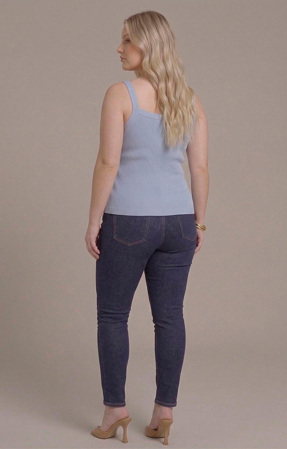 B*3-26*STYLE TREE*BLT2664*AZUL - BLUSAS CURVY Boutiquemirel 