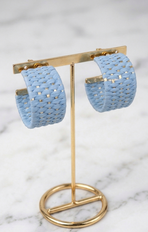 Aretes Aro  Tejidos Grandes - ARETES Boutiquemirel 