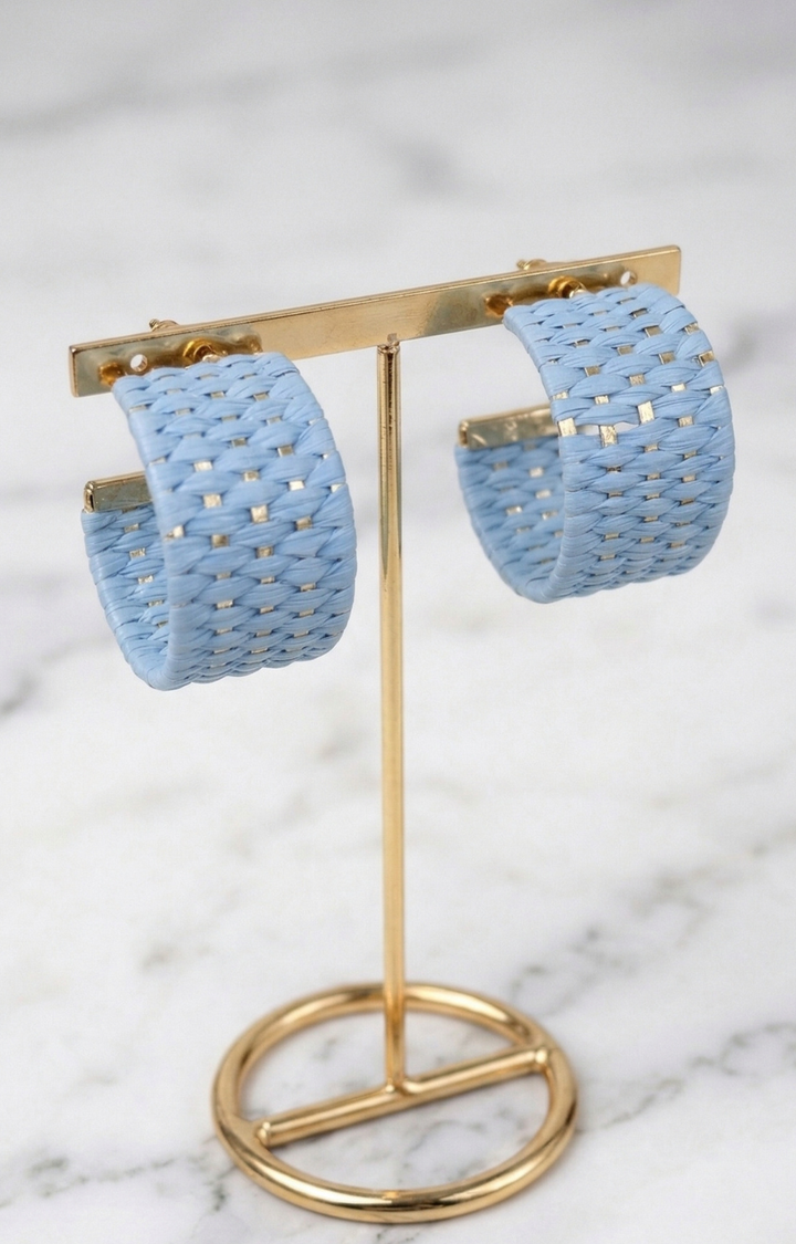 Aretes Aro  Tejidos Grandes - ARETES Boutiquemirel 
