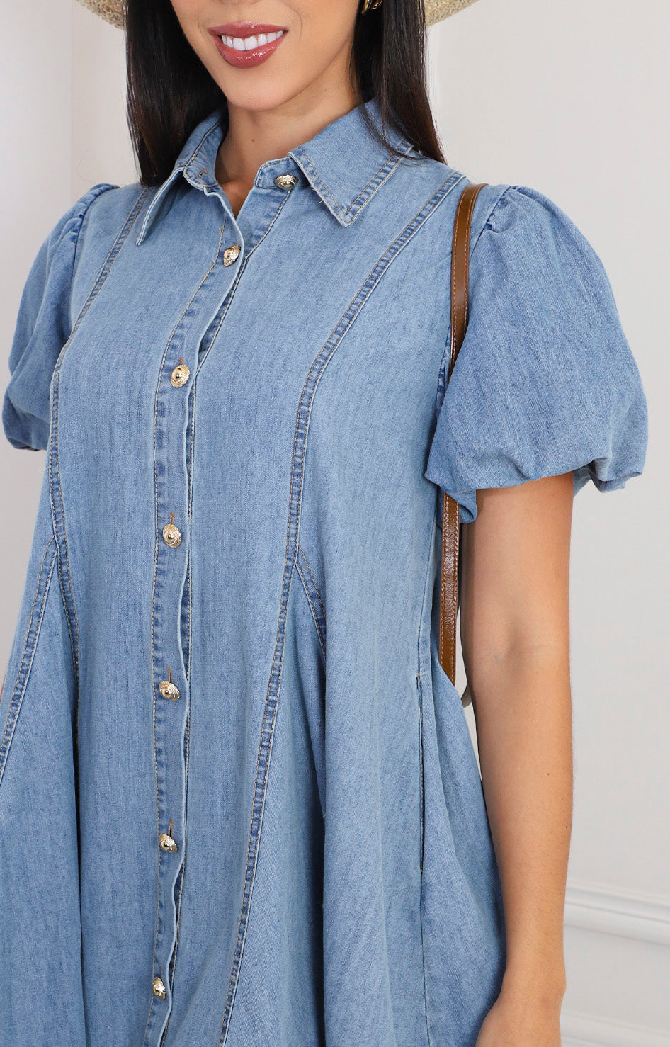 Vestido de mezclilla con botones