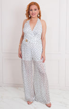 Palazzo blanco polka-dots - PALAZZO LARGO REGULAR Boutiquemirel 