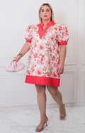 Vestido corto estampado - VESTIDO CORTO CURVY Boutiquemirel 