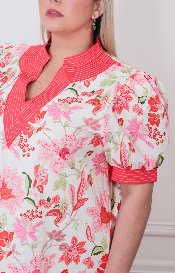 Vestido corto estampado - VESTIDO CORTO CURVY Boutiquemirel 